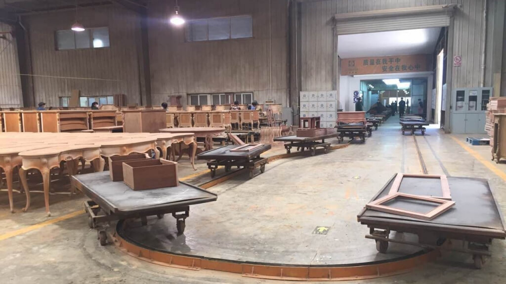 Производство мебели в Китае